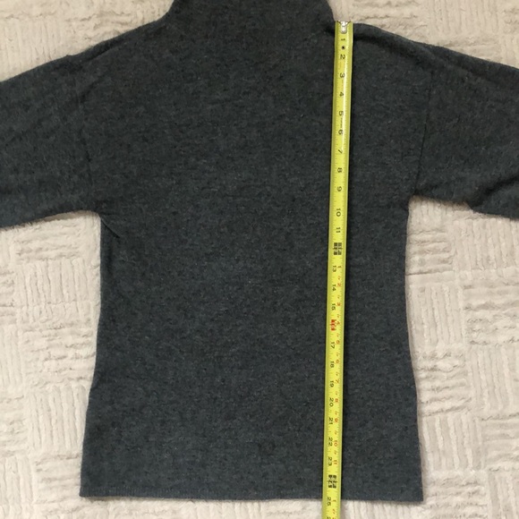 Ann Taylor 3/4 sleeve sweater gray wool/cashmere blend Size Small - Picture 16 of 16